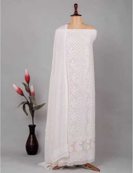 Safed Ishq - Pristine White Chikankari Suit Set