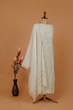 Sada Hara - Ivory Chikankari Suit Set - Image 3