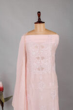 Gulabi Rang - Blush Pink Chikankari Suit Set - Image 2