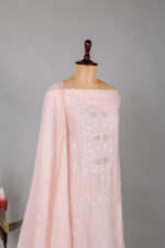 Gulabi Rang - Blush Pink Chikankari Suit Set - Image 3