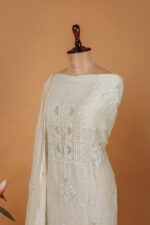 Sada Hara - Ivory Chikankari Suit Set - Image 2