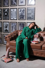 Emerald Green Textured Co-ord Set - Image 8