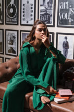 Emerald Green Textured Co-ord Set - Image 6