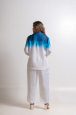 Ombre Satin Shirt & Trouser Co-ord Set - Image 7