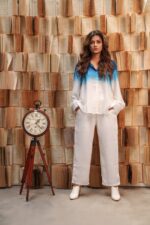 Ombre Satin Shirt & Trouser Co-ord Set - Image 6