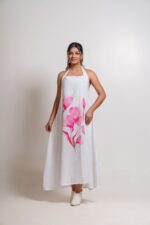 Lvory Floral Halter Maxi Dress - Image 5