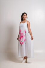 Lvory Floral Halter Maxi Dress - Image 4