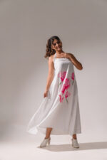 Lvory Floral Halter Maxi Dress - Image 13