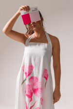 Lvory Floral Halter Maxi Dress - Image 11