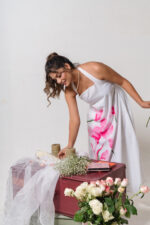 Lvory Floral Halter Maxi Dress - Image 9