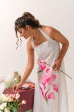 Lvory Floral Halter Maxi Dress - Image 8